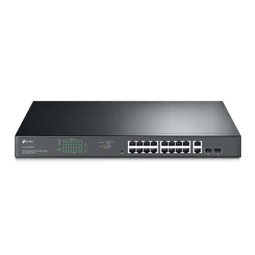 TP-Link 18-Port Gigabit Easy Smart PoE Switch with 16-Port PoE+