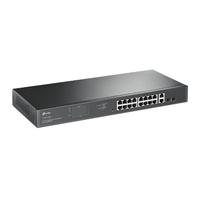 TP-Link 18-Port Gigabit Easy Smart PoE Switch with 16-Port PoE+