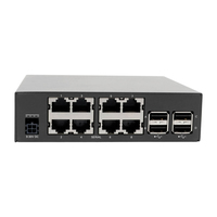 Tripp Lite B093-008-2E4U-M 8-Port Console Server with Built-In Modem, Dual GbE NIC, 4Gb Flash and Dual SFP