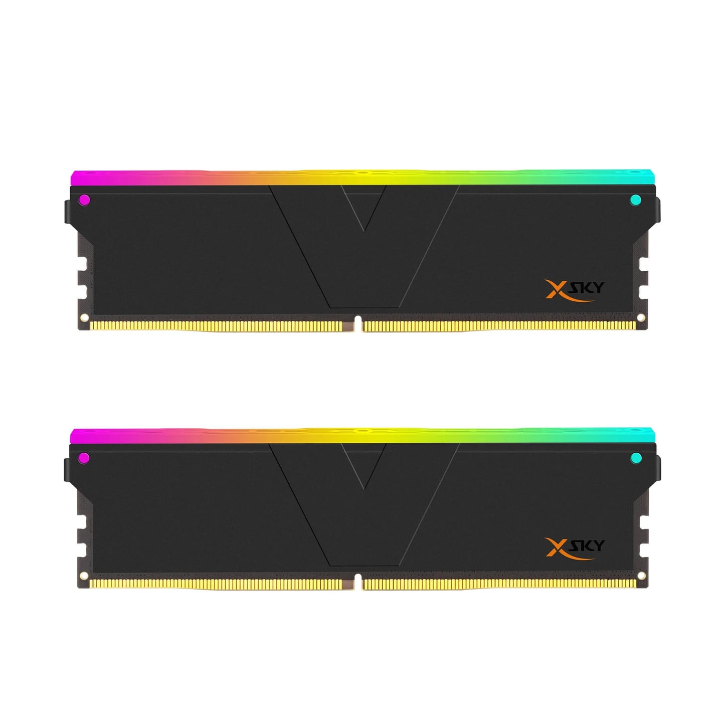 V-Color Manta XSky RGB 32GB (2x16GB) DDR5 C36 6000MHz Dual Channel Kit - Black