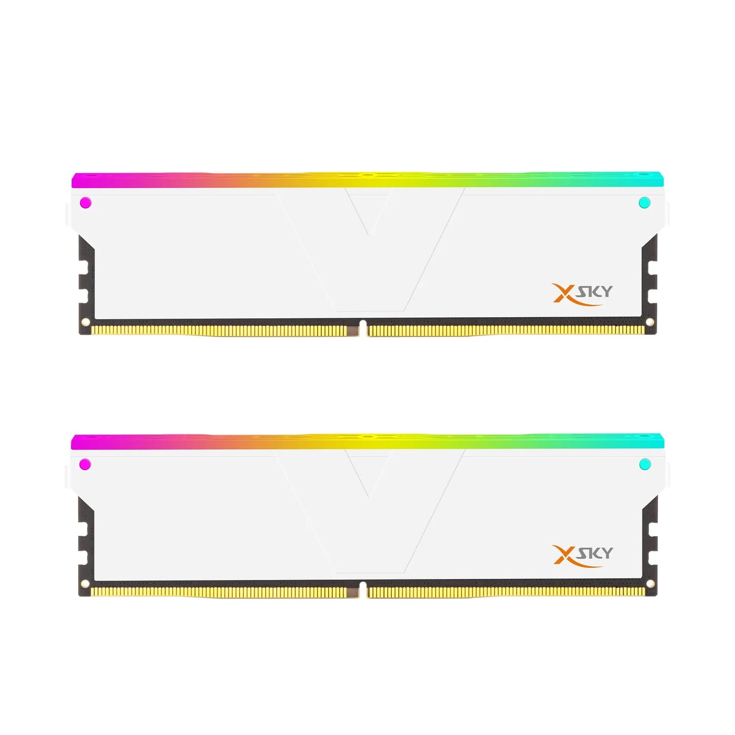V-Color Manta XSky RGB 32GB (2x16GB) DDR5 C36 6000MHz Dual Channel Kit - White