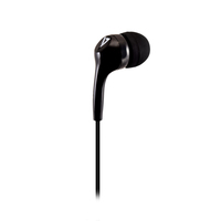 V7 Stereo Earbuds , Lightweight, In-Ear Noise Isolating, 3.5 mm, Black