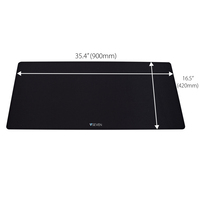V7 MP04BLK XL Antimicrobial Desk Mat Mouse pad 90 x 42 x 3 cm (35.43 x 16.54 x 0.12 in)