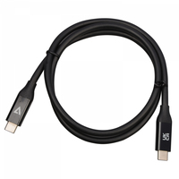 V7 V7USB4-80CM USB cable 0.8 m USB C Black