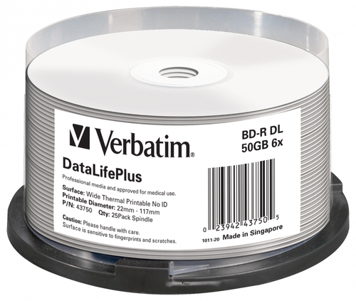 Verbatim 43848 blank Blu-Ray disc BDXL 100 GB 25 pc(s)