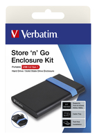 Verbatim Store'N'Go Enclosure Kit HDD/SSD enclosure Black, Blue 2.5