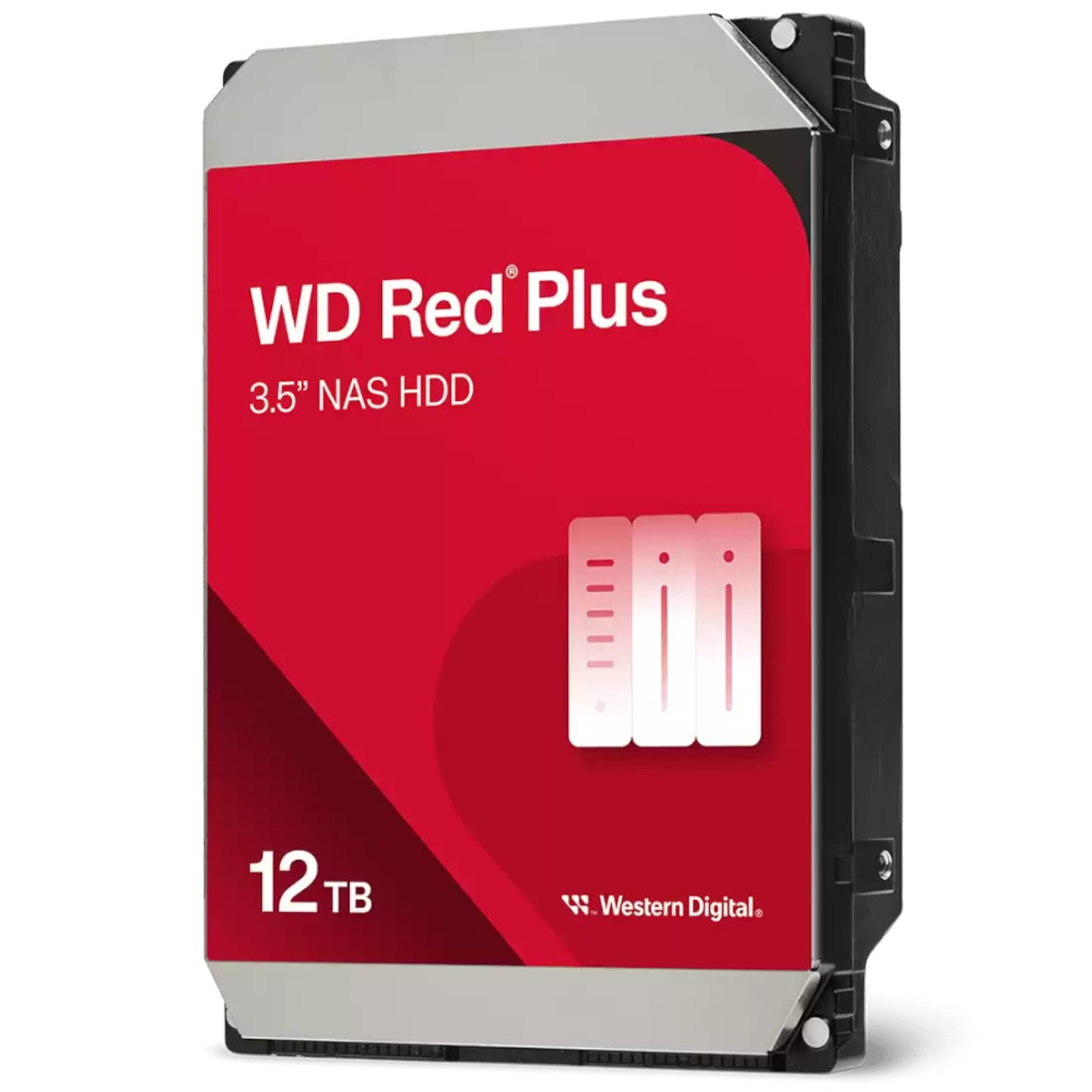 WD 12TB Red Plus 7200rpm HDD 512MB Cache Internal NAS Hard Drive (WD120EFGX)