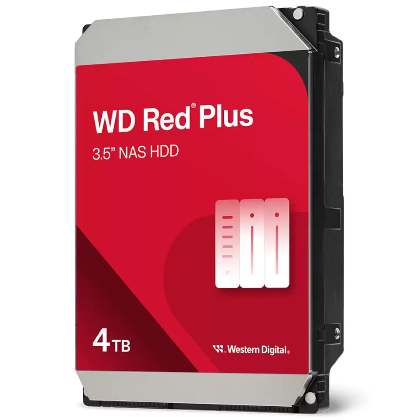 WD 4TB Red Plus 5400rpm HDD 128MB Cache Internal NAS Hard Drive (WD40EFZZ)