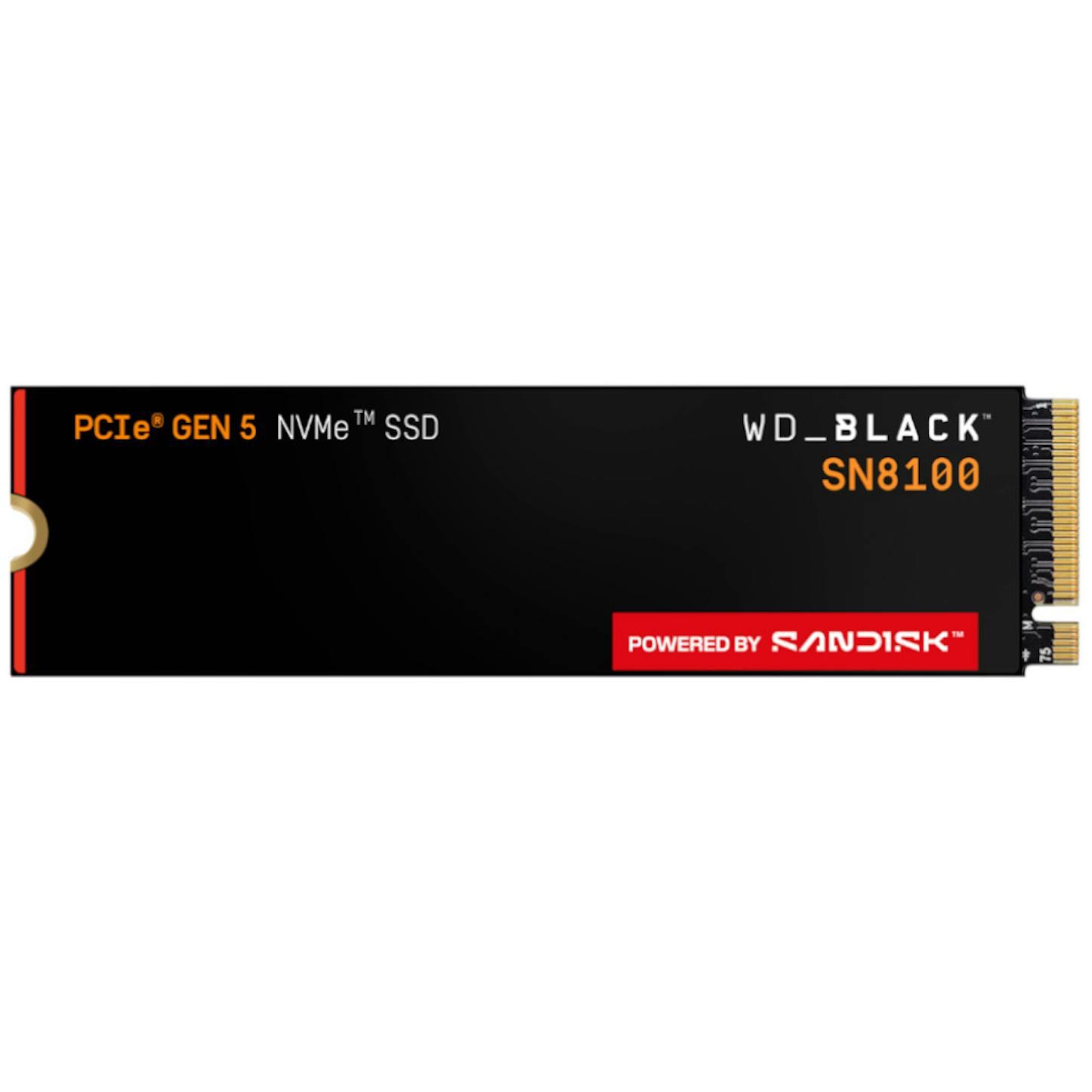 WD Black SN8100 1TB SSD M.2 2280 NVME PCIe 5.0 Solid State Drive (WDS100T1X0M)