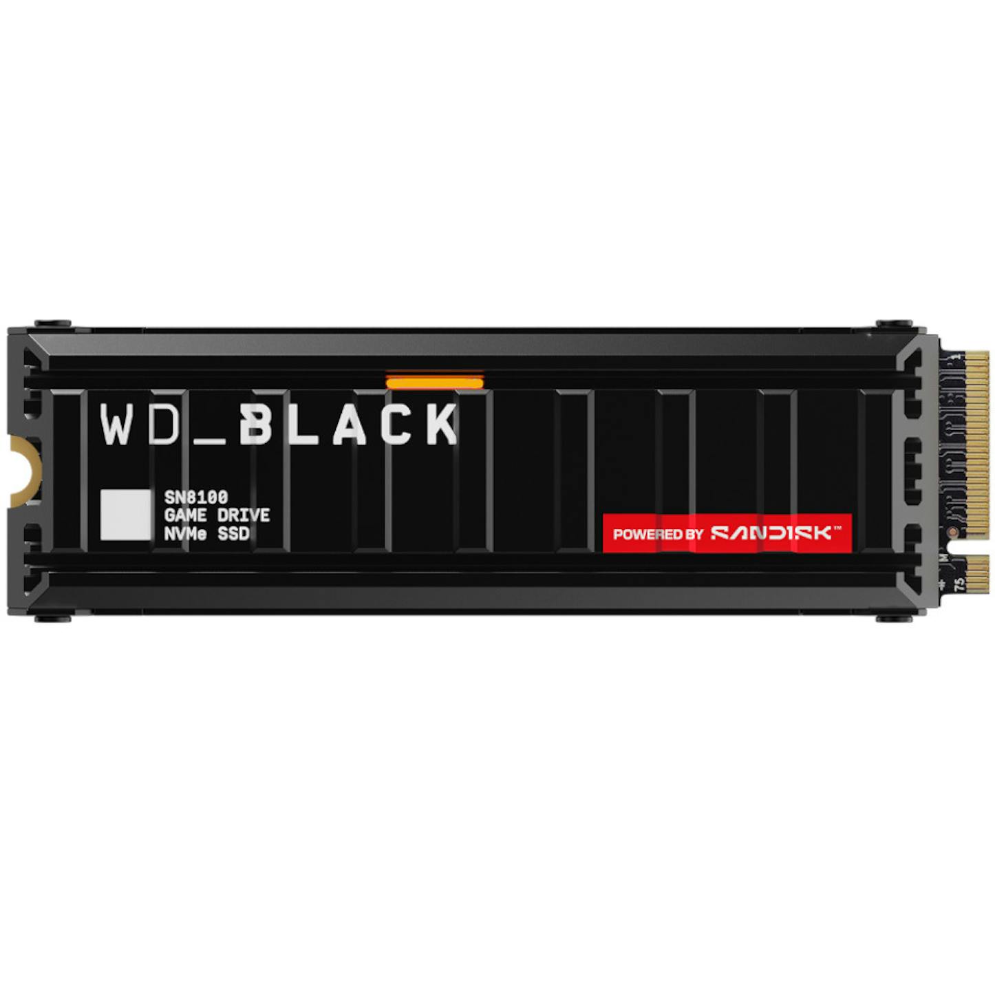 WD Black SN8100 2TB SSD M.2 2280 NVME PCIe 5.0 Solid State Drive with Heatsink