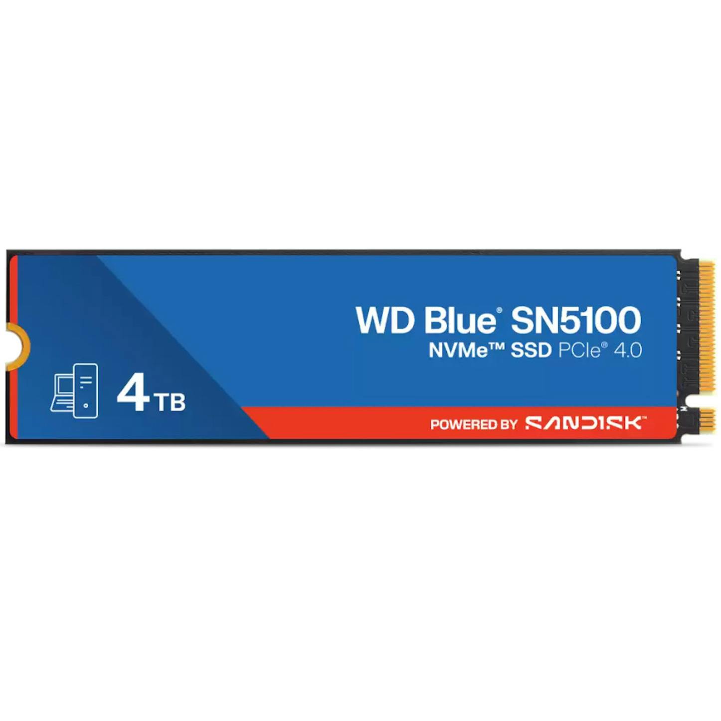 WD Blue SN5100 4TB SSD NVME M.2 2280 PCIe 4.0 Solid State Drive