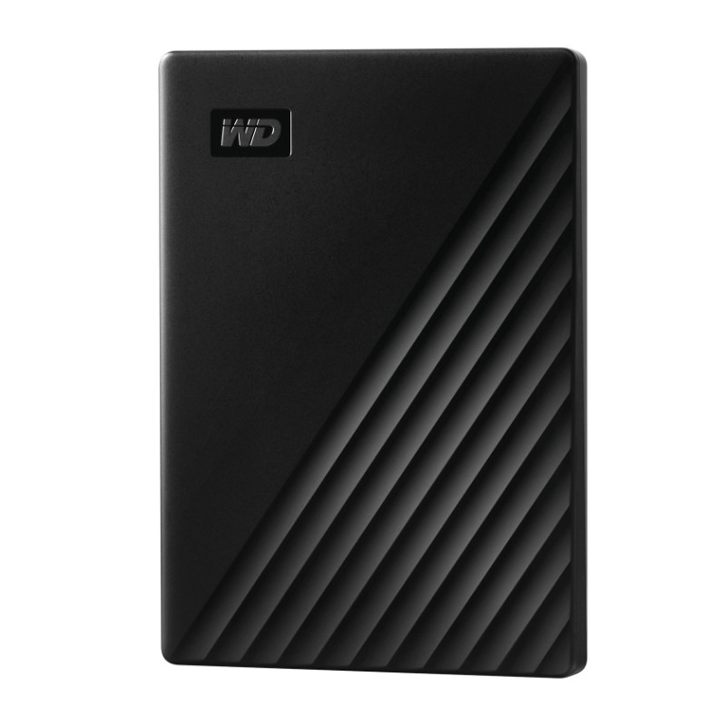 WD My Passport 1TB Portable External Hard Drive, USB 3.0, Black - WDBYVG0010BBK-WESN