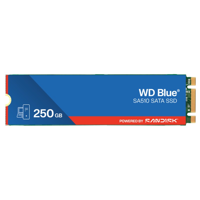 WD Blue SA510 2TB M.2 2280 SATA Internal SSD - WDS200T3B0B-00C7C0