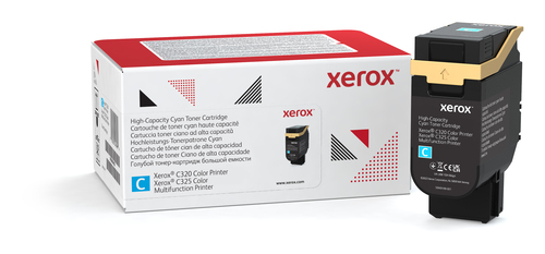 Xerox Genuine ® C320 Color Printer​/​C325 Color Multifunction Printer Cyan High capacity Toner Cartridge (5500 Pages) - 006R04828