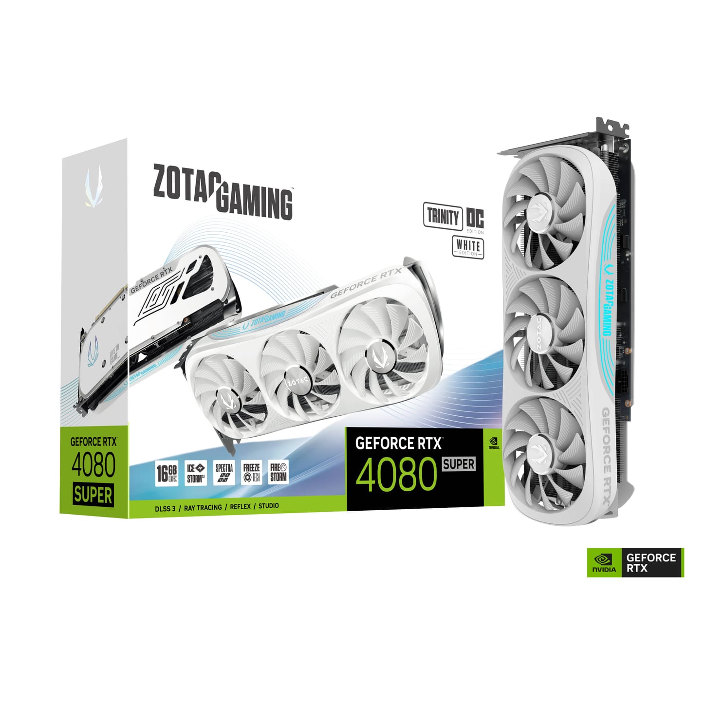 Zotac GeForce RTX 4080 Super Trinity OC White 16Gb Graphics Card