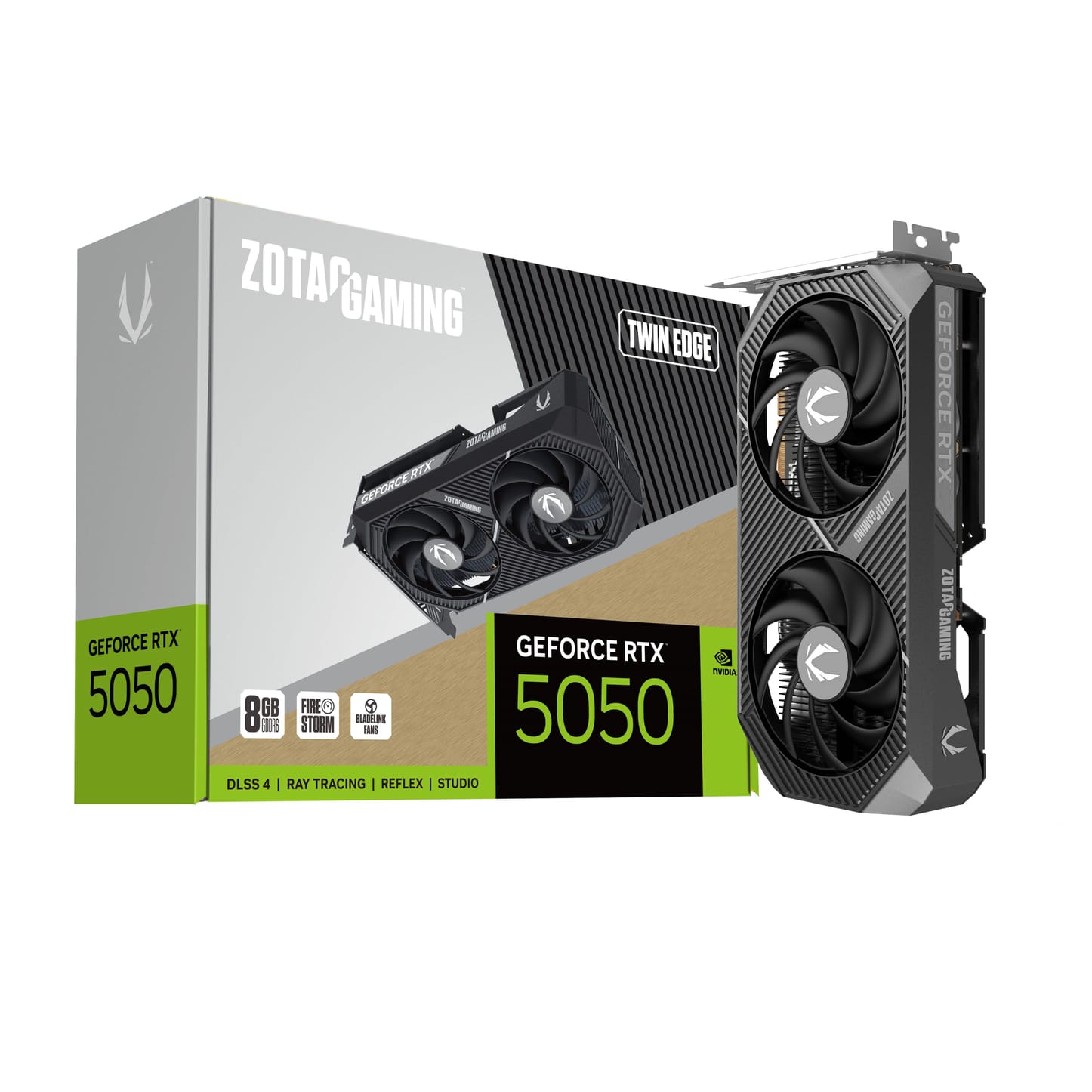 Zotac GeForce RTX 5050 Twin Edge 8GB GDDR6 PCI-Express Graphics Card