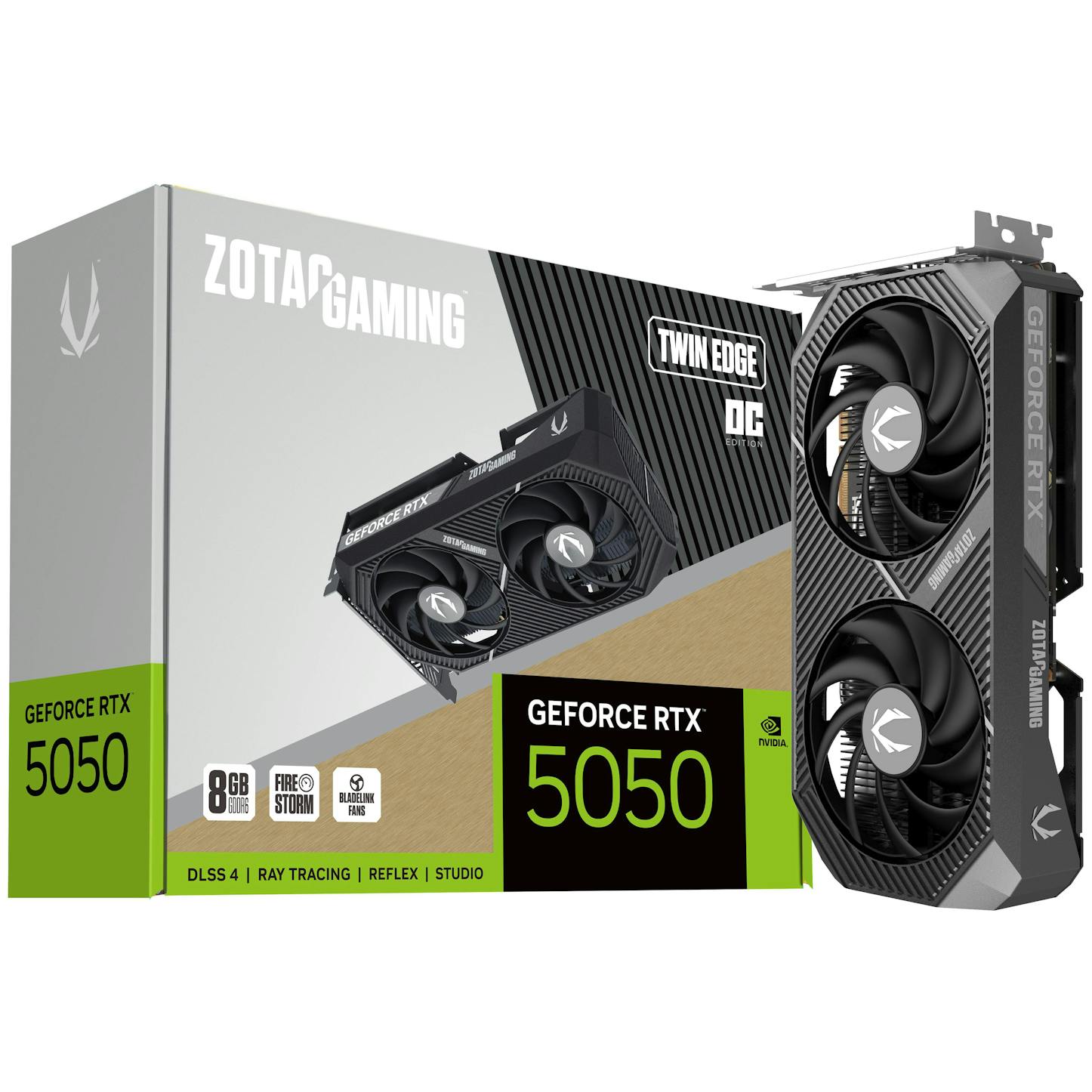 Zotac GeForce RTX 5050 Twin Edge OC 8GB GDDR6 PCI-Express Graphics Card