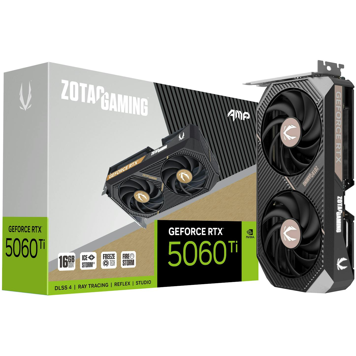 Zotac GeForce RTX 5060 Ti AMP 16GB GDDR7 PCI-Express Graphics Card