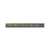 Zyxel GS2220-50HP-GB0101F network switch Managed L2 Gigabit Ethernet (10/100/1000) Power over Ethernet (PoE) Black